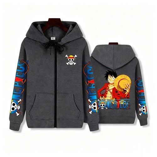 Felpa con cappuccio zip one - felpa,