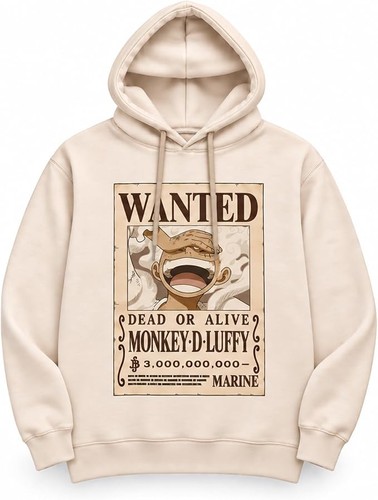 One piece felpa - con, cappuccio