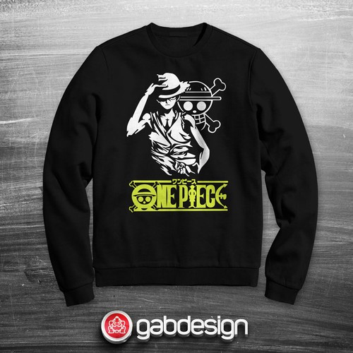 Felpa nera one piece - one,