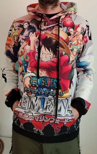 Felpa one piece con cappuccio - one,